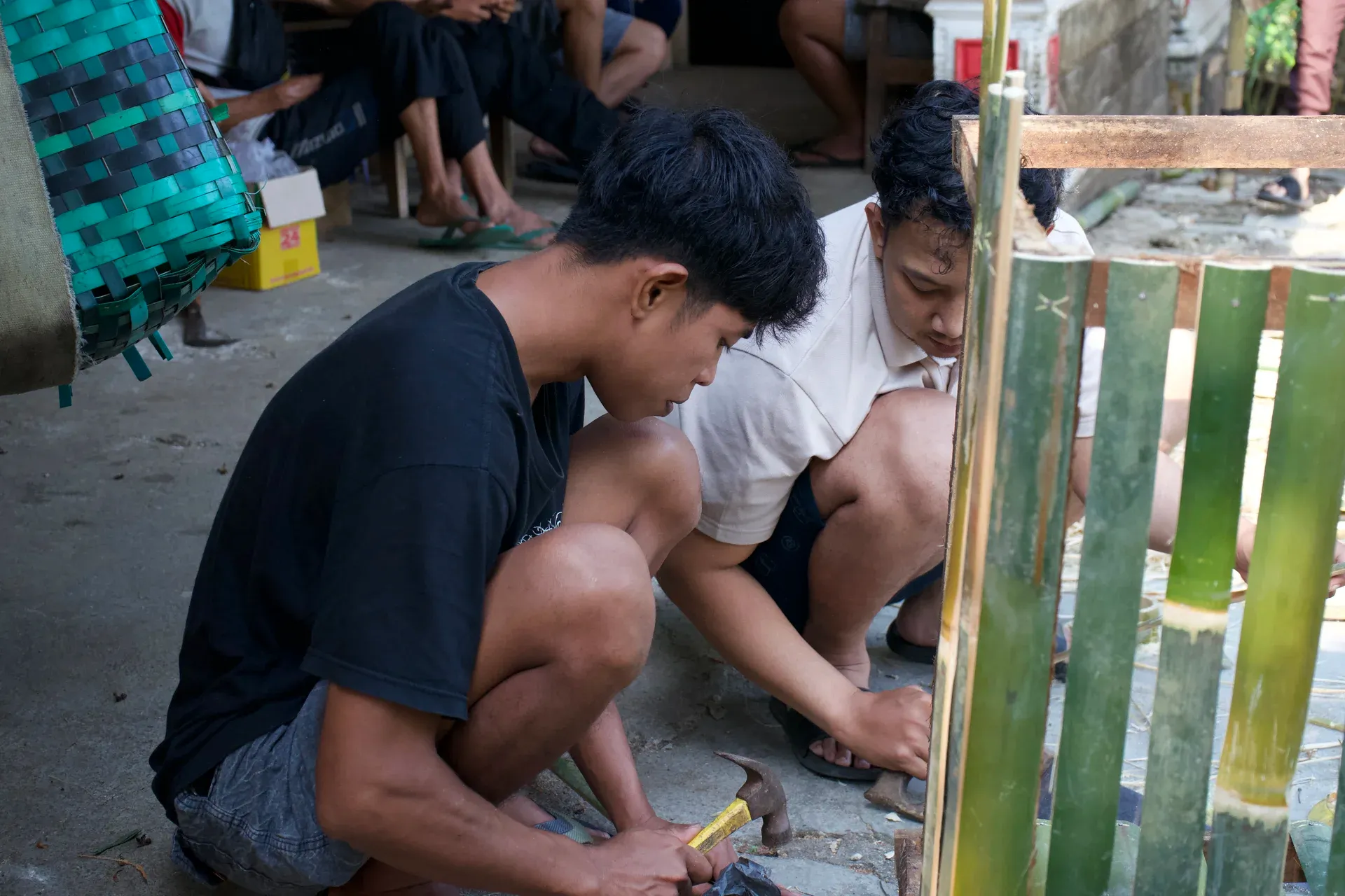 Mahasiswa KKN UKDW Ajak Warga Kerja Bakti dan Mulai Proker Bank Sampah