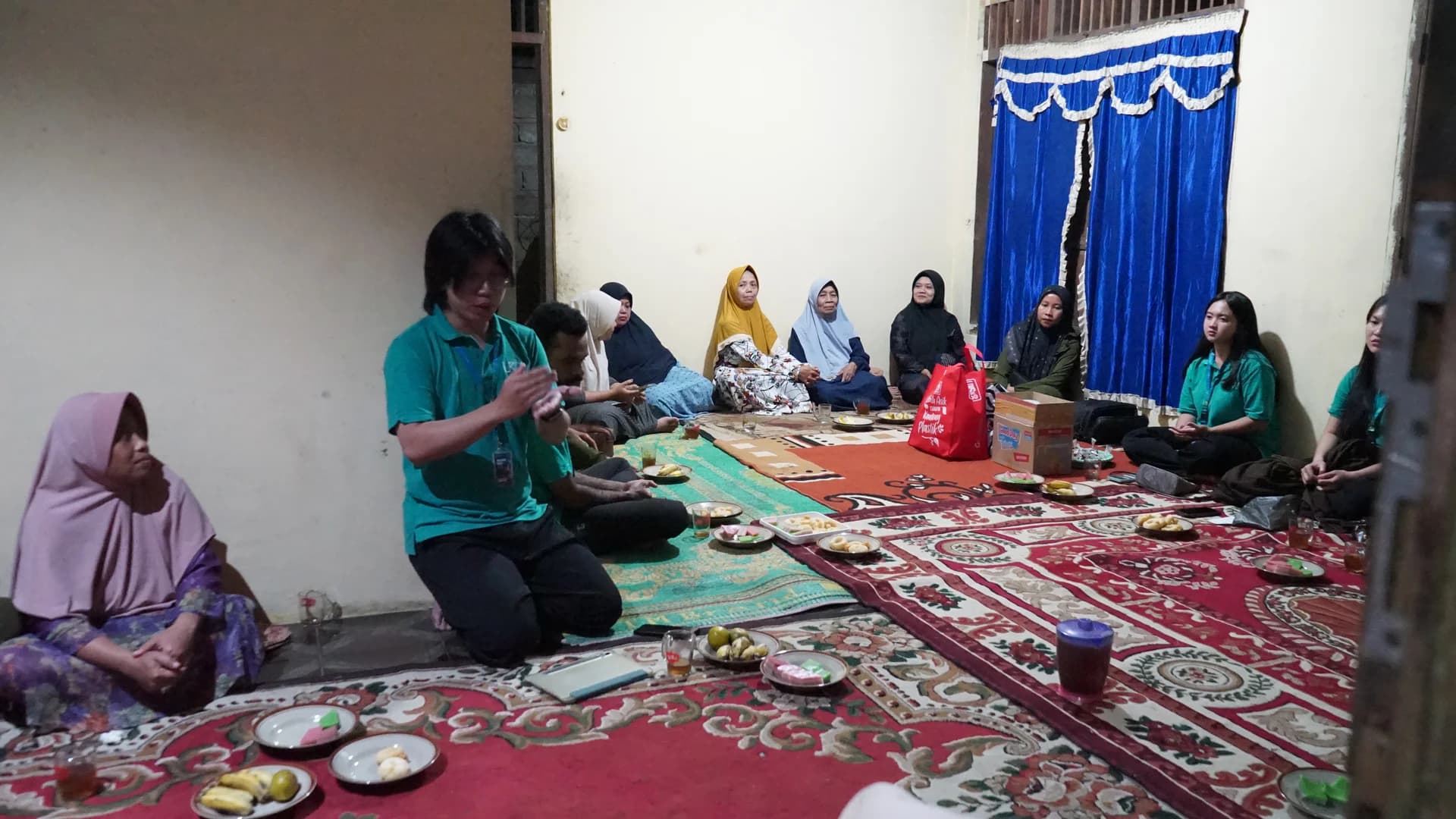 Yasinan dan pemaparan program kerja mahasiswa KKN UKDW